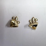 Opal Stud Earrings Unique Bride Wedding Prevent Allergy Summer Beach Pendientes