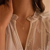 S925 Sterling Silver Zircon Pendant Necklace