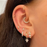 925 Silver Small Hoop Earrings Cartilage Piercing Jewelry