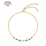 Colorful Zirconia Bracelet Charms Chain for Women