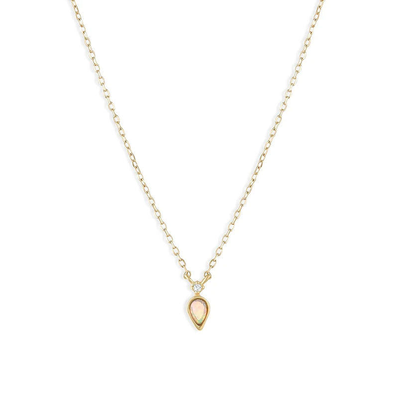 Pearl Zircon 925 Silver Necklace Collar Long Chain Rock Punk Fine Jewelry