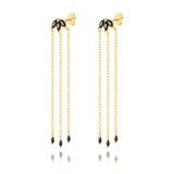 925 Sterling Silver Drop Long Hanging Earrings Tassel Earring Stylish Jewelry