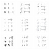 925 Silver Stud Earring Women Zircon Star Moon Piercing Earings