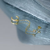 925 Silver Ear Clip Earring Women Wedding Jewelry