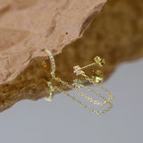 925 Silver Ear Clip Earring Women Wedding Jewelry