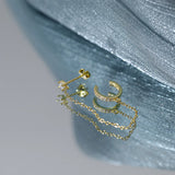 925 Silver Ear Clip Earring Women Wedding Jewelry