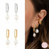 925 Silver Pearl Earring For Women Wedding Jewelry