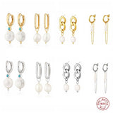 925 Silver Pearl Earring For Women Wedding Jewelry