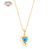925 Silver Devil Eye Pendant Necklace for Women