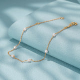 925 Silver Pearl Bracelet Chains for Women Jewelry Bangle