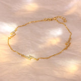925 Sterling Silver Foot Bracelet Chain Anklets Women Ankle Jewelry
