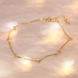 925 Sterling Silver Foot Bracelet Chain Anklets Women Ankle Jewelry