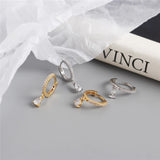 925 Silver Zircon Ear Buckle for Women Men Jewelry Earrings Gift