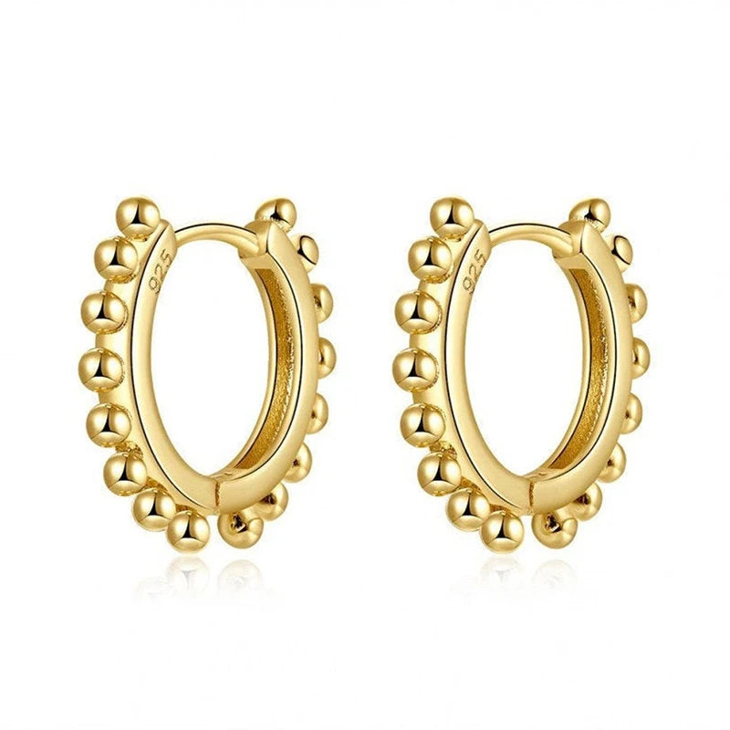 925 Sterling Silver Hoop Earrings Small Piercing Jewelry Gift for Women
