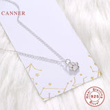 925 Sterling Silver Necklace Cat Dog Paw Chain 18k Choker Necklace