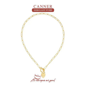 925 Silver Necklace Moon Star Key Pendant Chain Choker Bijoux Joyero