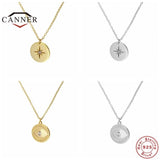 925 Silver Necklace Geometric Eyes Diamond Chain Jewelry Collar