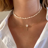 925 Silver Zircon Pendant Necklace Wedding Clavicle Chain