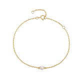 925 Sterling Silver Stackable Bangle Bracelet Chain Pearl Bracelet