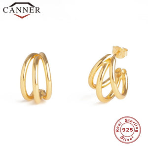 925 Silver Stud Earrings for Women Fine Jewelry