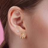 925 Silver Stud Earrings for Women Fine Jewelry