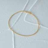 S925 Sterling Silver Bead Chain Bracelet Minimalist Ladies Bracelet