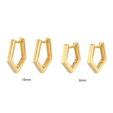 Real Silver 925 Earrings For Women Geometry Drop Earrings