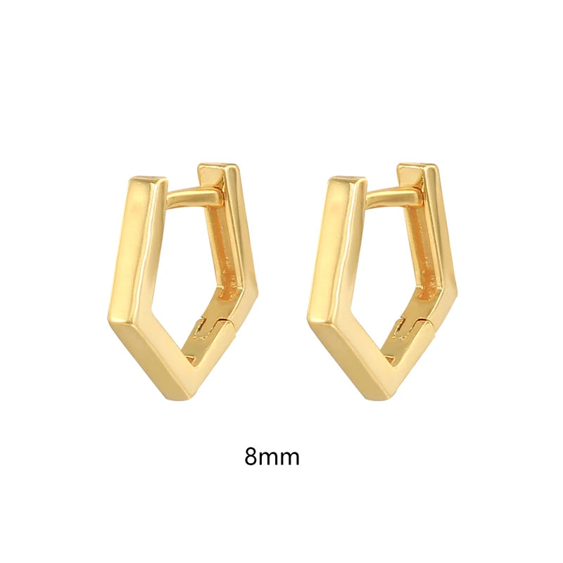 Real Silver 925 Earrings For Women Geometry Drop Earrings