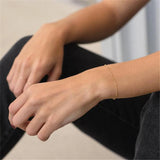 925 Sterling Silver Round Beads Bracelet for Women