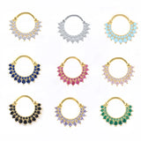 925 Sterling Silver Round Nose Ring Stud Earrings Vintage