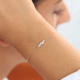S925 Crystal Bracelet Chain Hypoallergenic Hand Ornament