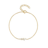 S925 Crystal Bracelet Chain Hypoallergenic Hand Ornament