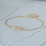 S925 Crystal Bracelet Chain Hypoallergenic Hand Ornament