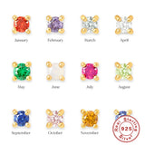 S925 Sterling Silver Star Stud Earrings for Women