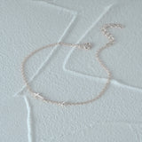 S925 Mini Cross Zircon Bracelet Thin Chains Gift