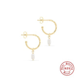 Sapphire Zircon 925 Silver Piercing Stud Earrings for Women Brincos