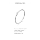 925 Sterling Silver Women's Colorful CZ Rings Anniversary Gift Jewelry