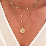 925 Sterling Silver Mini Star Necklace for Women Choker Necklace