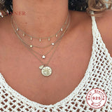 925 Sterling Silver Mini Star Necklace for Women Choker Necklace