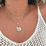 925 Sterling Silver Mini Star Necklace for Women Choker Necklace