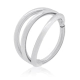 925 Silver Cartilage Piercing Earrings Nose Ring Stud Women Men Jewelry