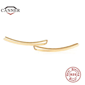 925 Silver Stud Earrings for Women Cartilage Earring Jewelry Gift