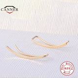 925 Silver Stud Earrings for Women Cartilage Earring Jewelry Gift