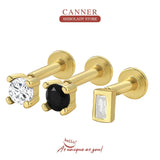Silver 925 Earring For Women Zirconia Stud Earrings
