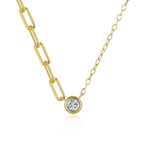 925 Silver Collarbone Necklace for Women Wedding Jewelry