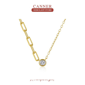 925 Silver Collarbone Necklace for Women Wedding Jewelry