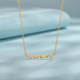 925 Silver CZ Choker Necklace Women Wedding Jewelry