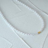 S925 Sterling Silver Plated Pearl Clavicle Chain For Women