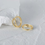 925 Sterling Silver Hoop Earrings for Women Cartilage Fine Jewelry