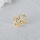 925 Sterling Silver Hoop Earrings for Women Cartilage Fine Jewelry